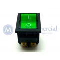 Chave Gangorra IRS-201-1B3 ON-OFF 20A~125VCA - 15A~250VCA 4 Terminais Verde - Jietong