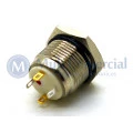 Chave Normalmente Aberta a Prova de Água com Led Verde GQ16F-10E/B/J/N 16mm