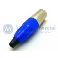 Conector XLR Macho Solda Fio Para Cabo JD-W9404 - Azul