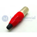Conector XLR Macho Solda Fio Para Cabo JD-W9404 - Vermelho