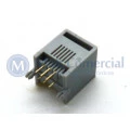 Conector JACK RJ12 DS1133-S-6P6C Com 06 Vias