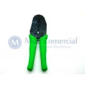 Alicate com Catraca para Terminal Coaxial RG 58/59/62/174 e Fibra ótica - HT-336G