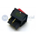 Interruptor de Tecla Bipolar ITB 14 LIGA/DESLIGA - Tecla Luminosa Neon Reta Vermelho - Emicol