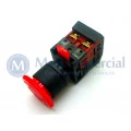 Botão de Emergência Tipo Cogumelo Gira-Destrava 40mm Vermelho - LAY80-PS545 - JNG