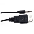 Cabo P2 4C X USB-A Fêmea 15cm - 1.1.236