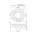 Falante Jensen P6V 8 Ohms 20W 6 Polegadas  - ZJ03040