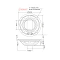 Falante Jensen P6V 4 Ohms 20W 6 Polegadas - ZJ03041
