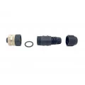 Conector M12 à Prova D'Água Fêmea 3 Vias - MB12FAAFF03ST