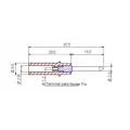 Pino Banana 2mm - Cores Preta e Vermelha - PB101 - B.B.C