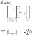 Caixa Plástica PBL-400 - Patola
