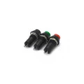 Chave Push-Button com 2 Terminais e com Trava Liga/Desliga 1A/250Vac - Diversas Cores - PBS-11A