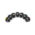 Chave Push-Button com 2 Terminais 3A/250Vac sem Trava Desliga/(Liga) Momentâneo - Diversas Cores - PBS-33B