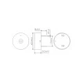 Buzzer sem Oscilador 3-30Vdc - PK21N30PSQ
