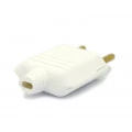 Plug Tomada Desmontável A/C Branco 2P 10A/250V - PLD1-2 - Margirius 
