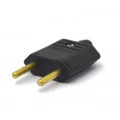 Plug Tomada Desmontável A/C Preto 2P 10A/250V - PLD1-2 - Margirus