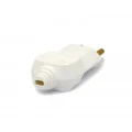 Plug Tomada 2P+T 20A/250V Branca - PLD2-3 - Margirius