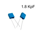 Capacitor Poliéster Film 1.8KpF ( 0.0018uF / 1.8nF / 182 ) Série B32529 - Epcos - 63V a 100V