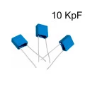 Capacitor Poliéster Film 10KpF ( 0.01uF / 10nF / 103 ) Série B32529 - Epcos - 63V a 400V
