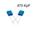 Capacitor Poliéster Film 470KpF ( 0.47uF / 470nF / 474 ) Série B32529 - Epcos - 63V a 100V
