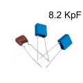 Capacitor Poliéster Film 8.2KpF ( 0.0082uF / 8.2nF / 822 ) Série B32529 - Epcos - 63V a 400V