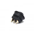 Chave Gangorra / Tecla com Trava Liga/Liga 3A/250Vac e 6A/120Vac Preta - R301-1-1 - Fernik