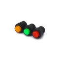 Chave Push-Button com 2 Terminais com Trava e sem Led 3A/250Vac Liga/Desliga - Diversas Cores - R16-503A