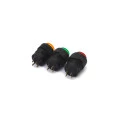 Chave Push-Button com 4 Terminais com Trava e com Led 3A/250Vac Liga/Desliga - Diversas Cores - R16-503AD