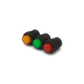 Chave Push-Button com 4 Terminais sem Trava e com Led Desliga/(Liga) - Diversas Cores - R16-503BD