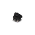 Chave Gangorra / Tecla Preta 6A/120Vac e 3A/250Vac com 3 Terminais Liga/Desliga - R300-1-1