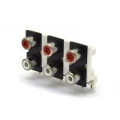 Jack RCA 90º PCI com 6 vias - AV6-8,4-9