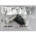 Conector XLR fêmea de cabo com 3 pinos - RC3F - Rean by Neutrik