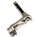Conector P10 estéreo macho angulado 90º de cabo com 3 pólos - RP3RC - Rean by Neutrik