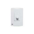Dimmer Variador de Luminosidade Rotativo Branco 220V 500W - Ref. 806