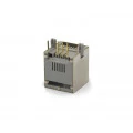 Conector Jack RJ12 YH55-10 6P6C 90º com 6 Vias Blindado