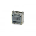 Conector Jack RJ45 8P8C-YH55-11 90º com 8 Vias Blindado 