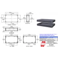 Caixa Plástica em ABS RL6055 Original Hammond
