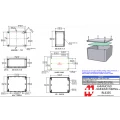 Caixa Plástica em ABS RL6335 Original Hammond