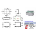 Caixa Plástica em ABS RL6655 Original Hammond