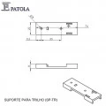 Suporte para Trilho injetado SP-TR - Caixa 80A - Patola