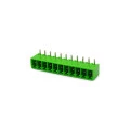 Conector Verde Multipolar STLZ1550GH Macho 90º (Horizontal) Com as Laterais Fechadas - Passo 3,81mm - Phoenix Mecano