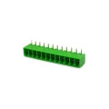 Conector Verde Multipolar STLZ1550GH Macho 90º (Horizontal) Com as Laterais Fechadas - Passo 3,81mm - Phoenix Mecano