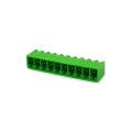Conector Verde Multipolar STLZ1550GV Macho 180º (Vertical) Com as Laterais Fechadas - Passo 3,81mm - 2 a 16 Vias - Phoenix Mecano