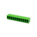 Conector Verde Multipolar STLZ1550GV Macho 180º (Vertical) Com as Laterais Fechadas - Passo 3,81mm - 2 a 16 Vias - Phoenix Mecano