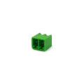 Conector Verde Multipolar STLZ1550GV Macho 180º (Vertical) Com as Laterais Fechadas - Passo 3,81mm - 2 a 16 Vias - Phoenix Mecano
