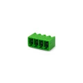 Conector Verde Multipolar STLZ1550GV Macho 180º (Vertical) Com as Laterais Fechadas - Passo 3,81mm - 2 a 16 Vias - Phoenix Mecano