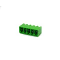 Conector Verde Multipolar STLZ1550GV Macho 180º (Vertical) Com as Laterais Fechadas - Passo 3,81mm - 2 a 16 Vias - Phoenix Mecano