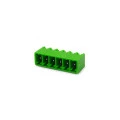 Conector Verde Multipolar STLZ1550GV Macho 180º (Vertical) Com as Laterais Fechadas - Passo 3,81mm - 2 a 16 Vias - Phoenix Mecano