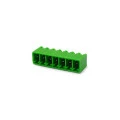 Conector Verde Multipolar STLZ1550GV Macho 180º (Vertical) Com as Laterais Fechadas - Passo 3,81mm - 2 a 16 Vias - Phoenix Mecano