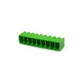 Conector Verde Multipolar STLZ1550GV Macho 180º (Vertical) Com as Laterais Fechadas - Passo 3,81mm - 2 a 16 Vias - Phoenix Mecano