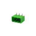 Conector Verde Multipolar STLZ950GH Macho 90º (Horizontal) Com as Laterais Fechadas - Passo 5,08mm - 2 a 18 Vias - Phoenix Mecano